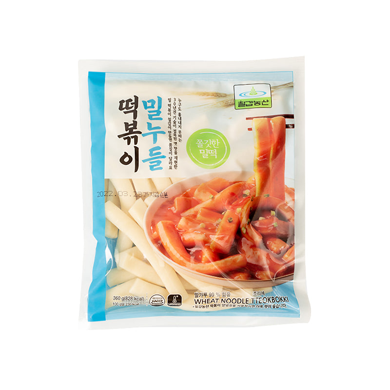 Chilgab Weizenmehlkuchen Tteokbokki Nudel 360g(밀 떡볶이)