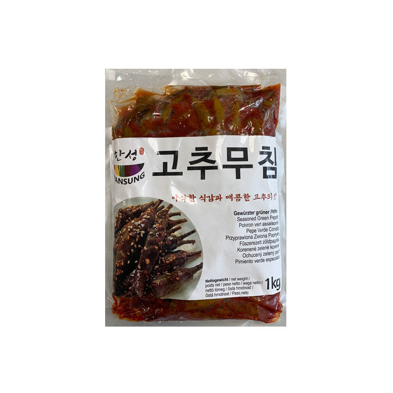 Paprika gewürzt mit Paprikapaste 1kg(한성 고추무침)