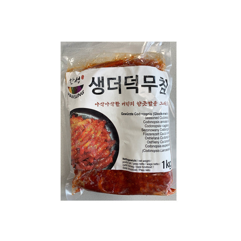 Glockenwindenwurzel gewürzt 1kg (한성 생더덕 무침)