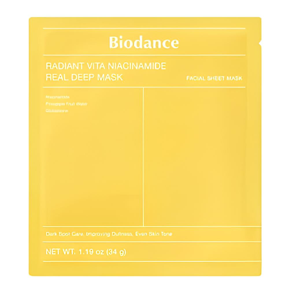 [Biodance] Radiant Vita Niacinamide Real Deep Mask(34g)