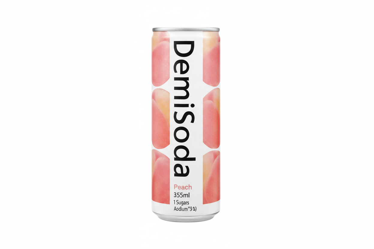 [Dong-A] Demisoda Peach Soft Drink (데미소다 복숭아)(250ml)