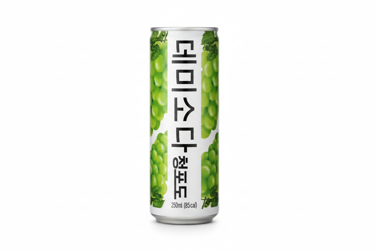 [Dong-A] DemiSoda – Green Grape (데미소다 청포도) (250ml)