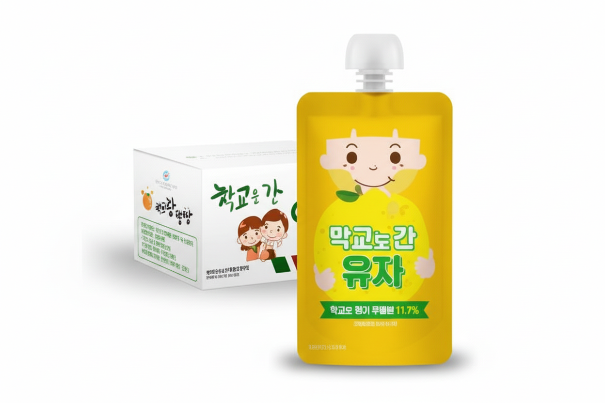🍊 [Aram] Yuzu Beverage (아람 학교로간 유자) (100ml)