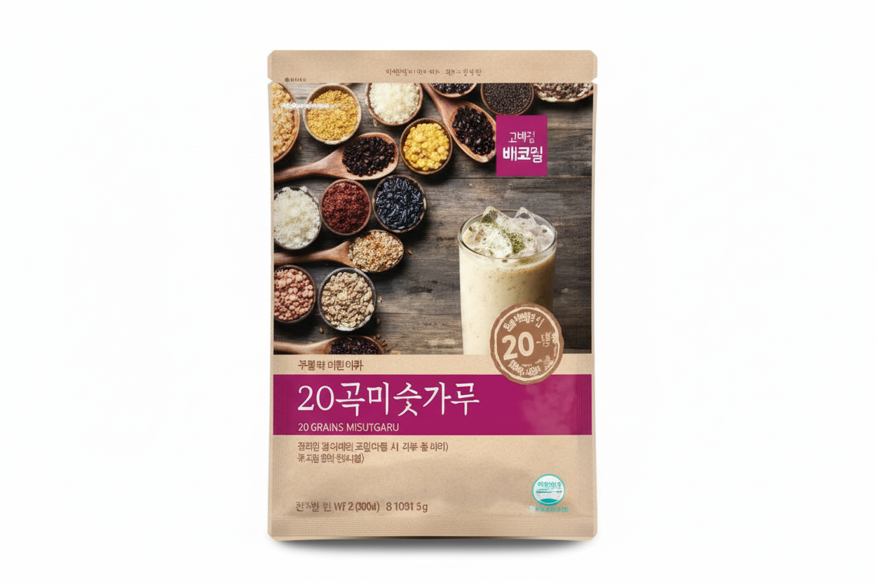 [Neulpureun] Roasted Grains Powder – Misutgaru (늘푸른 미숫가루) (1kg)