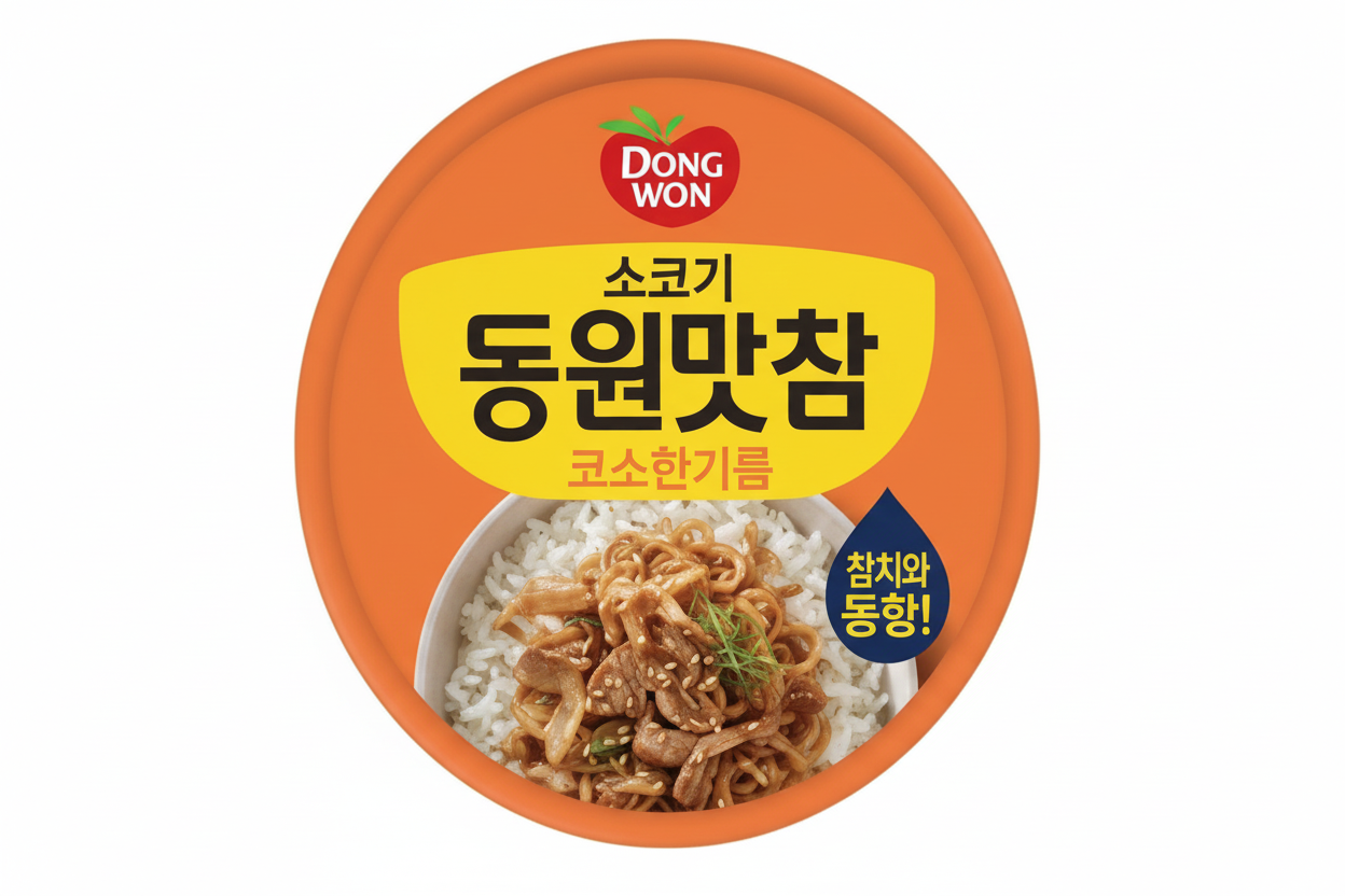 [Dongwon] Canned Tuna, Chunk Style, In Sesame Oil 90g(동원 고소 참기름)