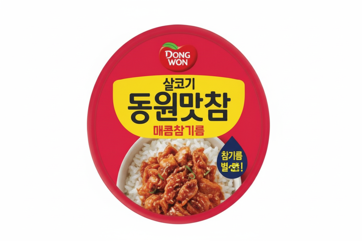 [Dongwon] Canned Tuna, Chunk Style, In Sesame Oil (Spicy) 90g