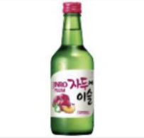 [Jinro] Chamisul Plum Soju 13% 360ml(진로 자두에 이슬)