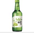 [Jinro] Chamisul Greengrape Soju 13% 350ml(진로 청포도에 이슬)