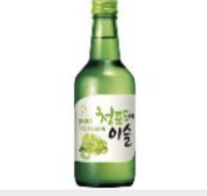 [Jinro] Chamisul Greengrape Soju 13% 350ml(진로 청포도에 이슬)