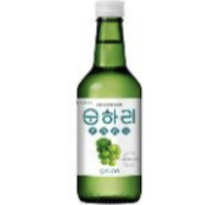 [Lotte] Chum Churum Soju Grape 12% 350ml (순하리 청포도)