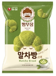 [Nongshim] Bbangbujang Matcha Bread Snack 55g