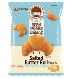 [Nongshim] Bbangbujang Salty Bread Snack 55g