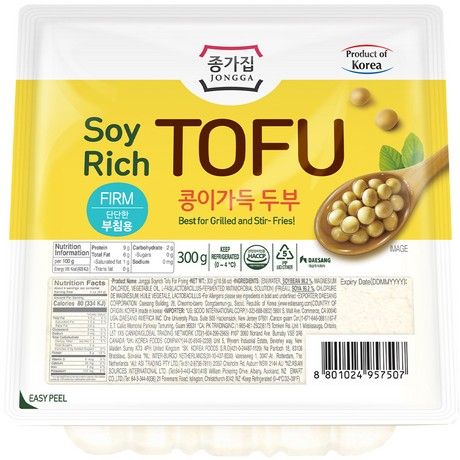 JONGGA  Tofu Firm 300g(종가 두부 부침용)