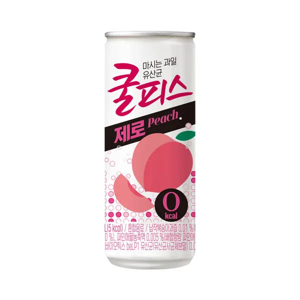 [D.F&B] Coolpis Zero – Peach Flavor (쿨피스 제로 복숭아) (230ml)
