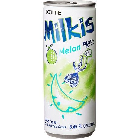 [LOTTE] Milkis Soft Drink Melon Can(밀키스 메론맛)(250ml)