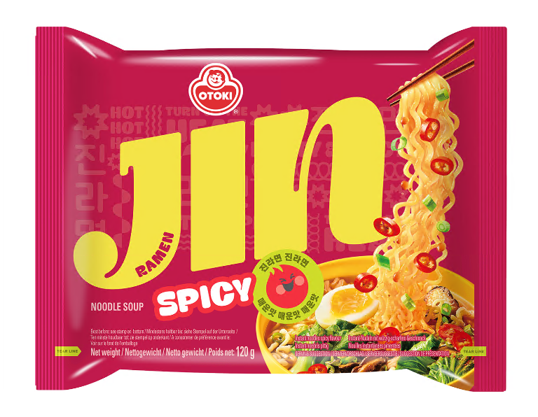 [OTTOGI] Ramen Jin Hot, spicy (오뚜기 진라면 스파이시)(120g)
