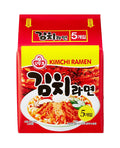 [OTTOGI] Ramen Kimchi Multipack (오뚜기 김치라면 5개입)(120gX5)