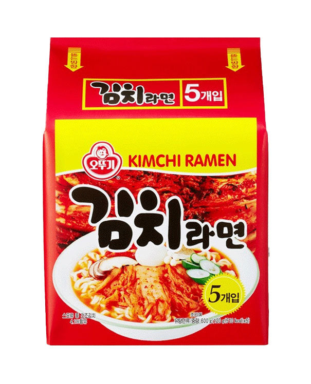[OTTOGI] Ramen Kimchi Multipack (오뚜기 김치라면 5개입)(120gX5)