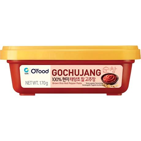 [O'FOOD] Red Pepper Paste Gochujang (태양초 찰 고추장)(170g)