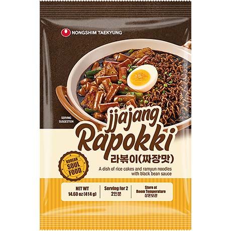 [NONGSHIM TAEKYUNG] Topokki with Ramyun Jjajang Rapokki(라볶이 짜장맛)(414g)