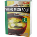 [S&B] Instant Miso Soup Shiro (30g)