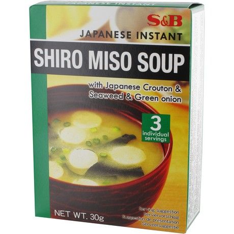 [S&B] Instant Miso Soup Shiro (30g)