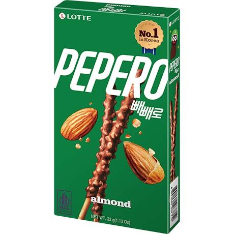 [LOTTE] PEPERO  Biscuit Sticks Almond(아몬드 빼빼로)(32g)