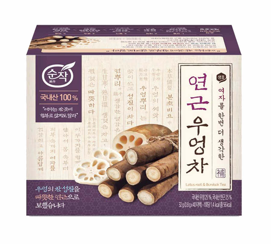 [Sempio] Lotus burdock root tea in bags(연근 우엉차)(32g)