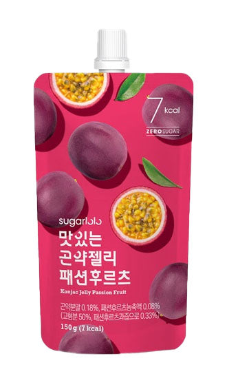 [Sugarlolo] Konjac Jelly Passion Fruit(곤약젤리 패션프룻)(150g)
