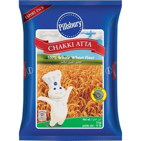 [PILLSBURY]  Flour Wholewheat Chakki Atta (5KG)