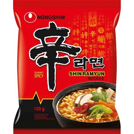 [NONGSHIM] Instant Noodles Shin Ramyun ES/IT/SE/NO(신라면)(120g)