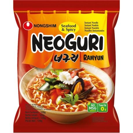 [NONGSHIM] Instant Noodles Neoguri Ramyun Hot (농심 너구리)(120g)