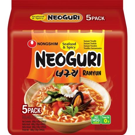 [NONGSHIM] Instant Noodles Neoguri Ramyun Hot(신라면 5팩)(5X120G)