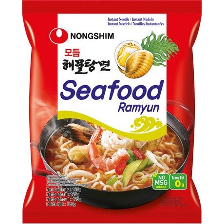 [NONGSHIM]  Instant Noodles Seafood Ramyun(농심 해물탕)(125g)