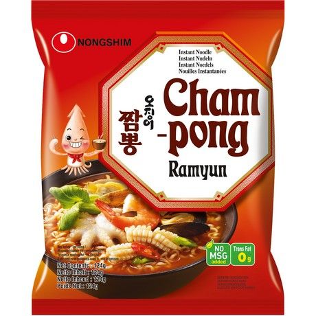 [NONGSHIM] Instant Noodles Champong Ramyun(농심 짬뽕라면)(124g)