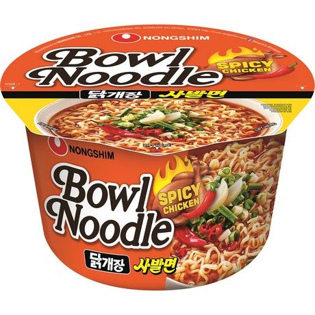 [NONGSHIM]  Instant Noodles- Chicken Spicy Bowl(100g)