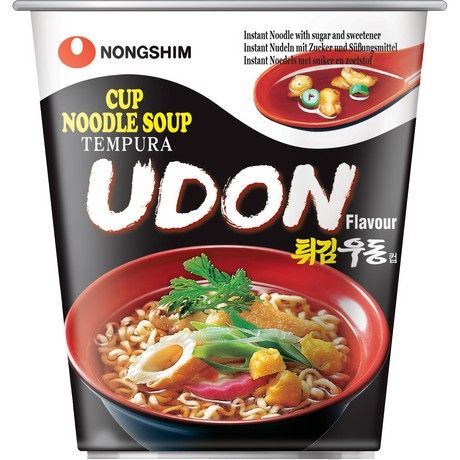 [NONGSHIM] Instant Noodles Tempura Udon Cup(튀김우동면)(62g)