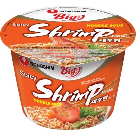 [NONGSHIM] Instant Noodles Shrimp Spicy Big Bowl (농심 새우탕)(115g)