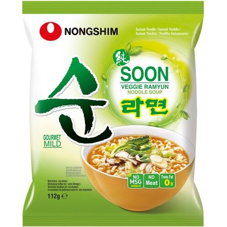 [NONGSHIM] Instant Noodles Soon Veggie Ramyun(농심 순라면)(112g)
