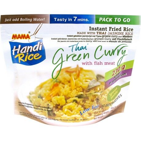 [MAMA] Instant Fried Rice Green Curry Fish (80G)