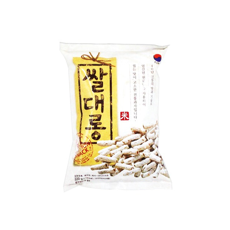 Ssal-dae-rong/rice straw/Reiskekse Tradinational(쌀대롱)(220g)