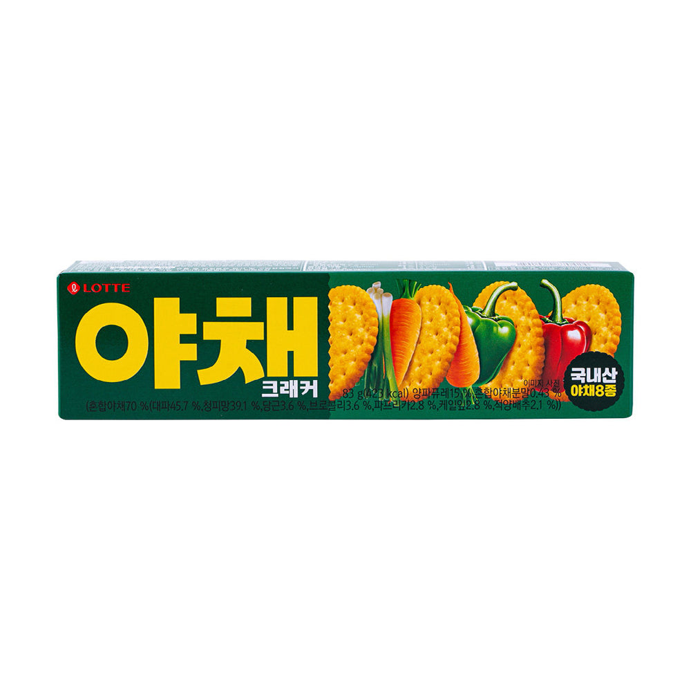 [LOTTE] Vegetable Cracker(야채 크래커)(83g)