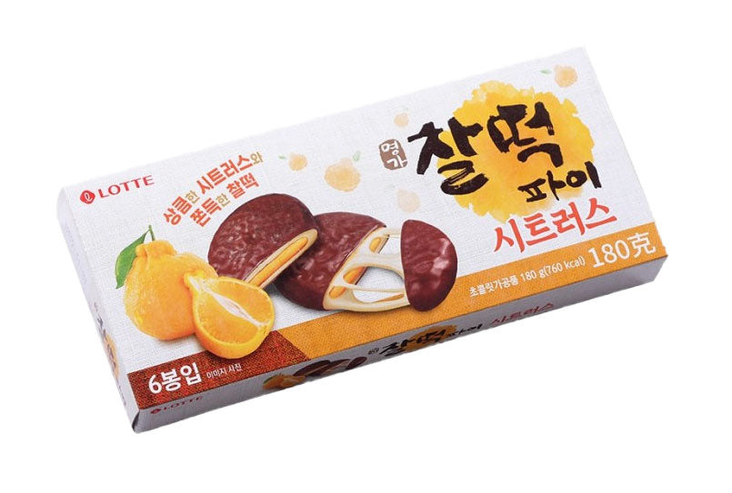 [LOTTE] Rice cake Citrus(찰떡파이 감귤)(180g)