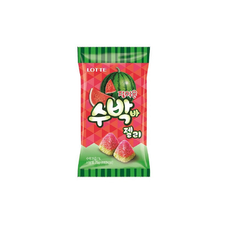 [LOTTE] Wassermelonen Jelly(수박바젤리) 75g