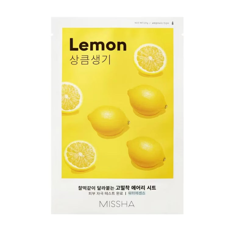 [Missha] Airy Fit Sheet Mask – Lemon(19g)