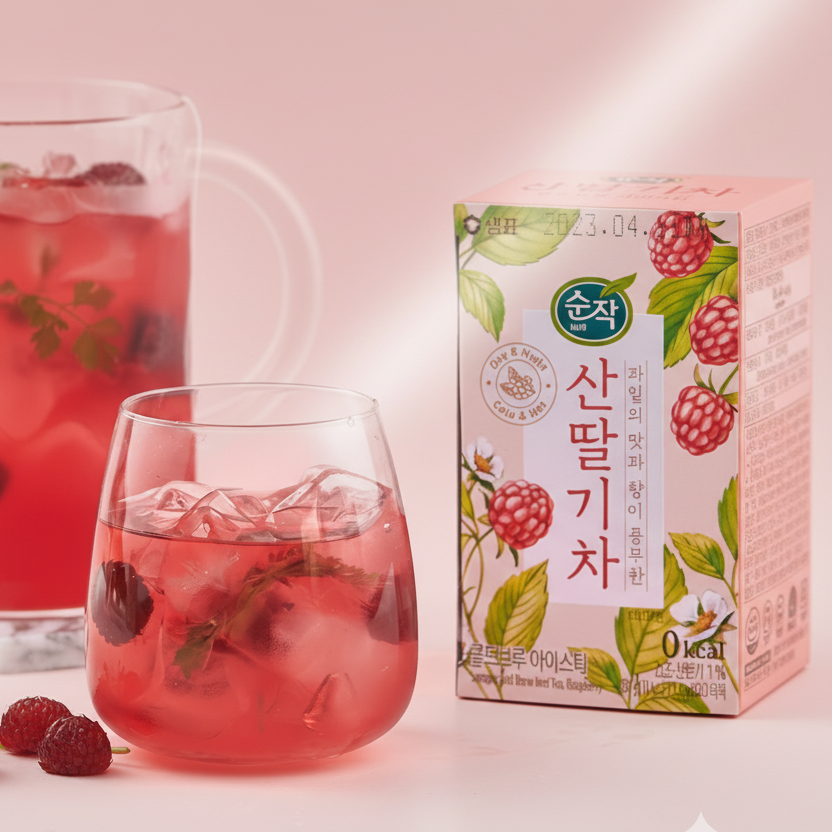 [Sempio] Cold Brew Fruit & herbal Tea, Raspberry(Tea Bags)(산딸기차)(36g)