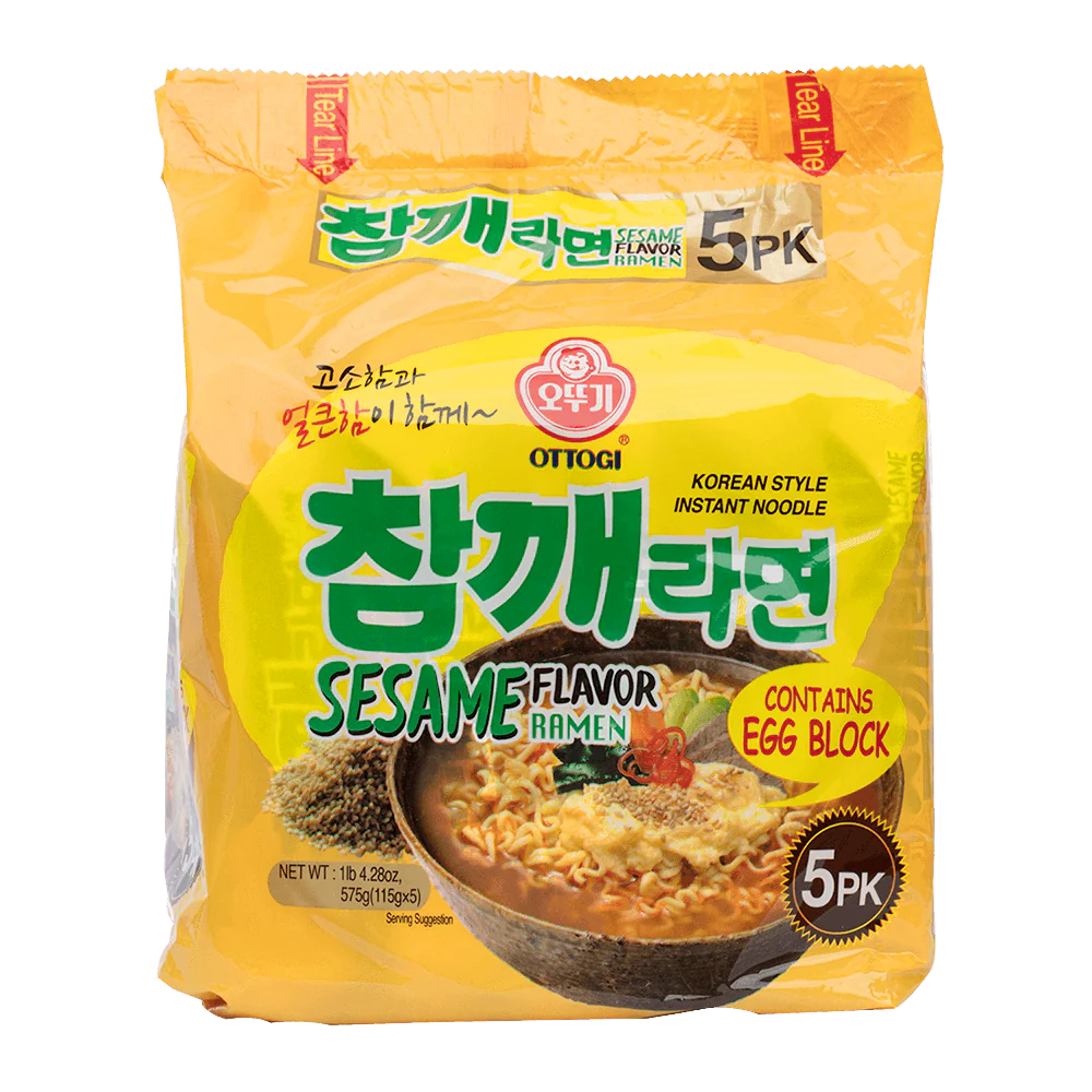[Ottogi] Sesame Ramen Multi(오뚜기 참깨 라면) (5x115g)