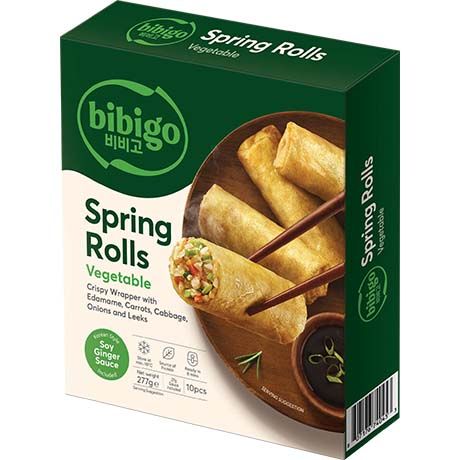 BIBIGO  Spring Roll Vegetables 10 PCS 277g(비비고 스프링롤 야채맛)