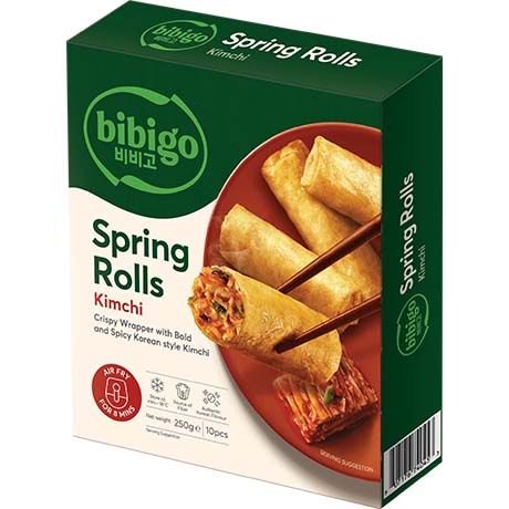 BIBIGO  Spring Roll Kimchi 10 PCS 250g(비비고 스프링롤 김치맛)
