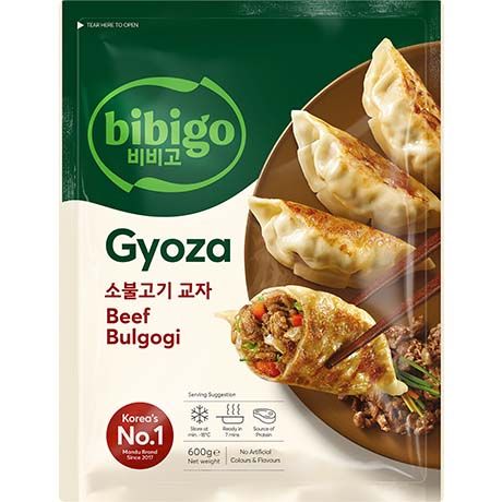 BIBIGO  Gyoza Beef Bulgogi & Vegetables 600g(비비고 교자 소불고기 만두)